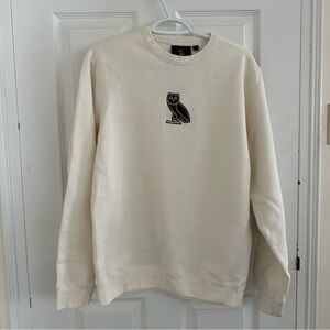 OVO Classic Sweatshirt in Sand/off-white